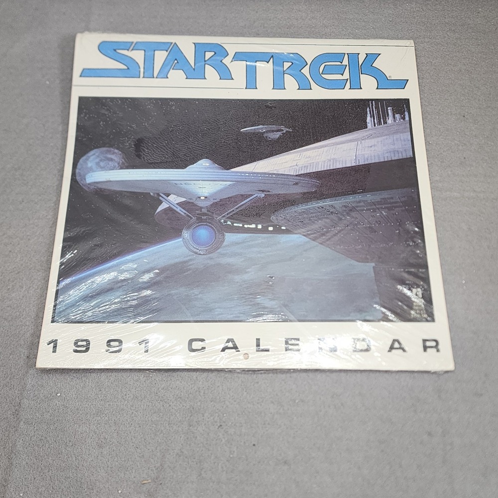 Pocket‎ Books Star Trek 1991 Calendar Vintage Movie Scenes New Sealed